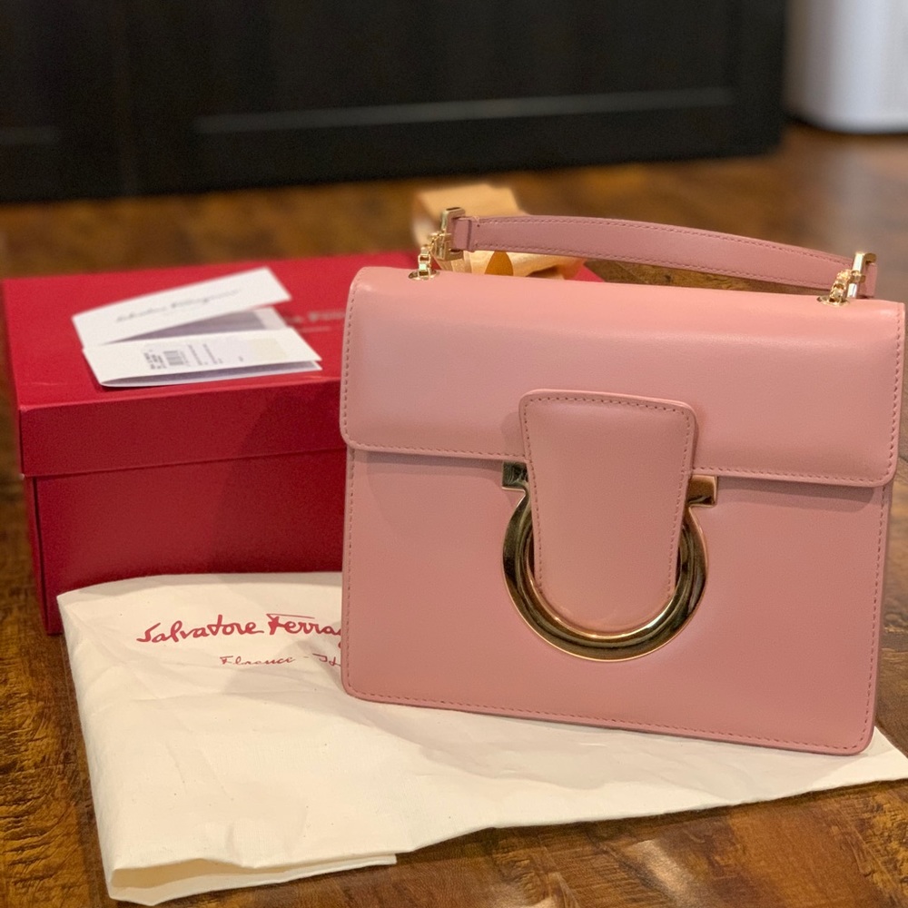 Salvatore Ferragamo Thalia Leather Crossbody Bag